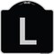 Signmission Sign with Letter L Heavy-Gauge Aluminum Architectural Sign, 18" x 18", BS-1818-22942 A-DES-BS-1818-22942 - alternate 1
